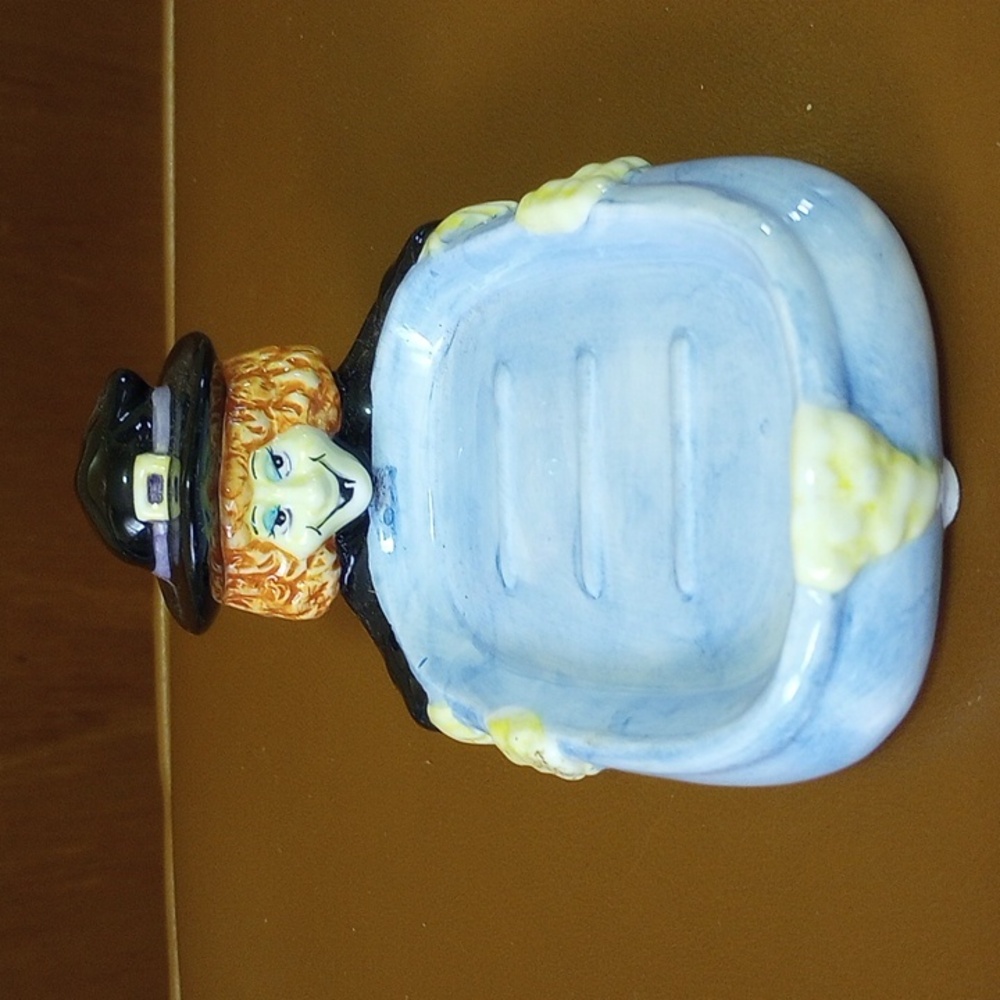 NWT Ceramic Halloween Witch Soap Dish, Jeckel International, Bathroom Decor